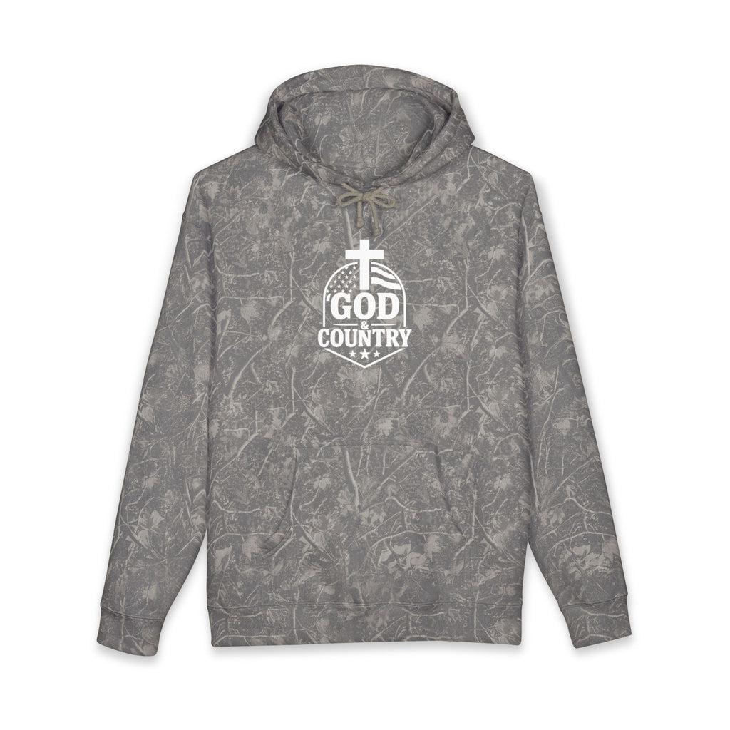 God & Country Hoodie — Patriotic Cross Logo Pullover