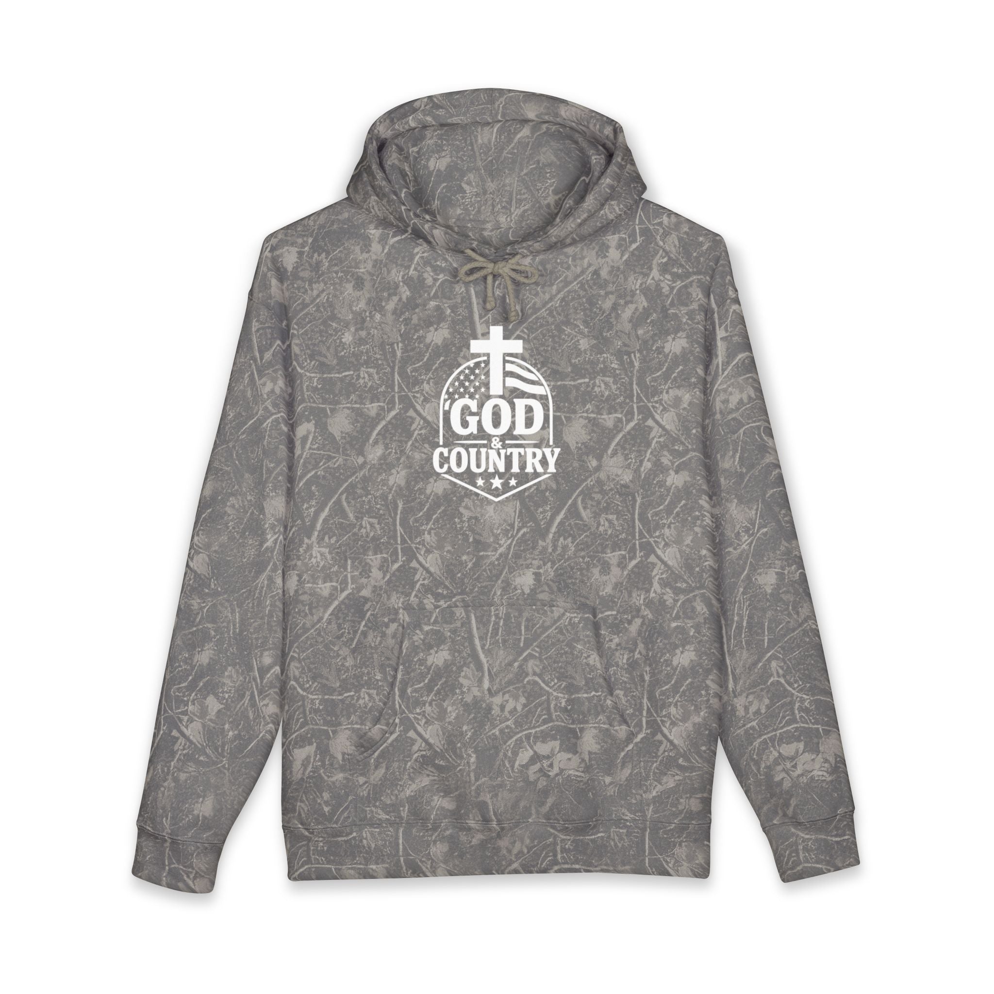God & Country Hoodie — Patriotic Cross Logo Pullover