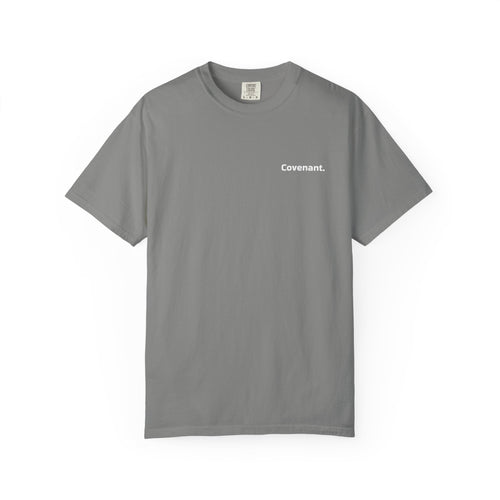 Covenant. Chest Logo T-Shirt — Minimalist Religious Graphic Tee