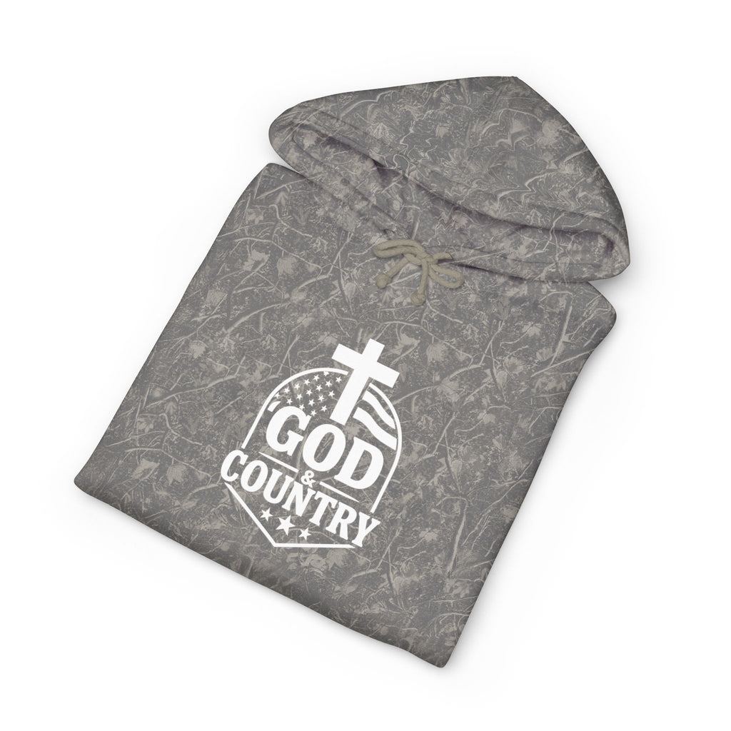 God & Country Hoodie — Patriotic Cross Logo Pullover