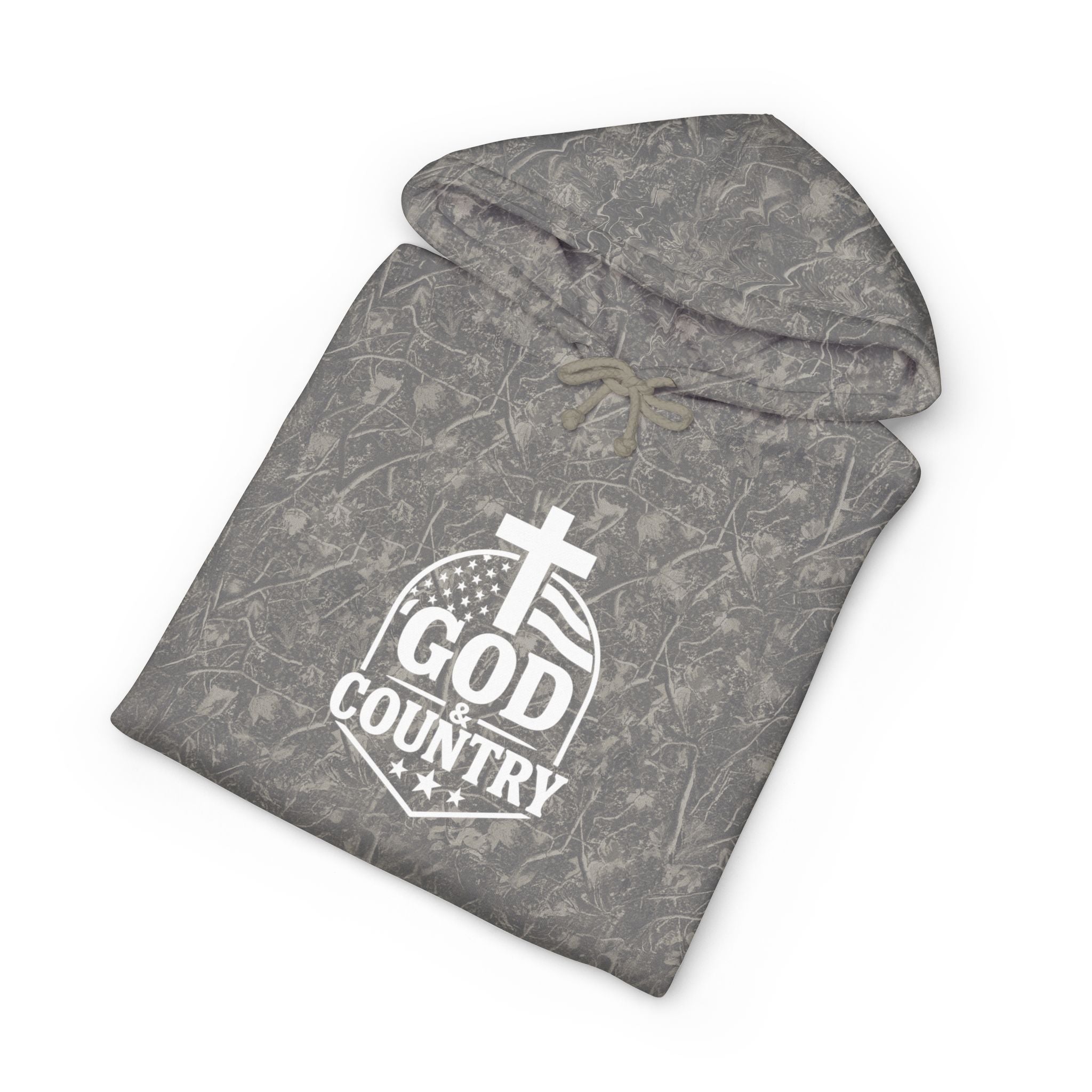 God & Country Hoodie — Patriotic Cross Logo Pullover
