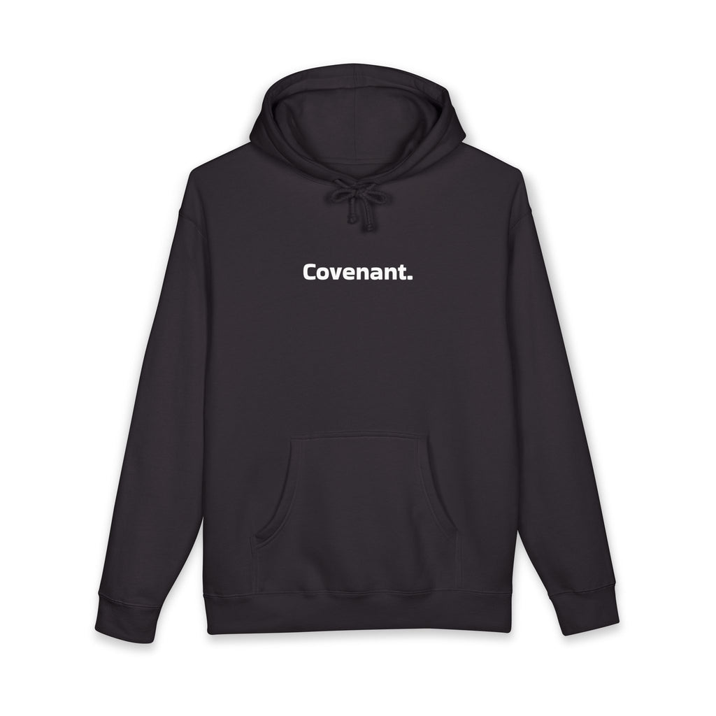 Covenant. Hoodie — Minimalist Text Pullover for Faith & Community